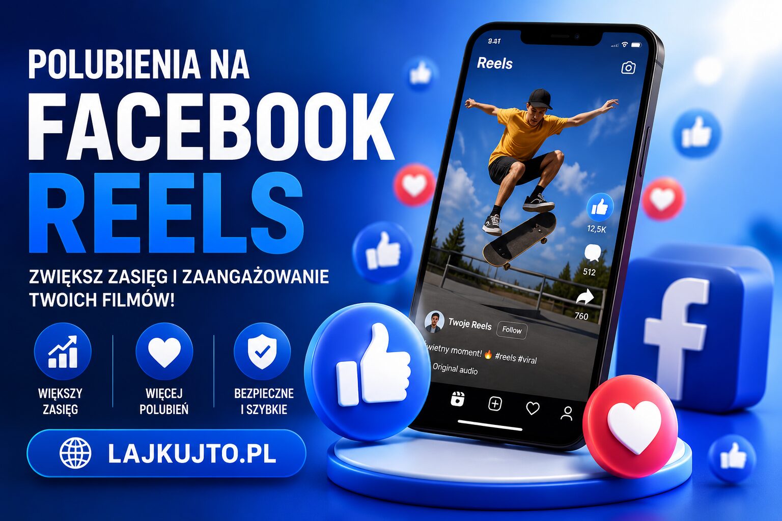 Polubienia na Facebook Reels w Polsce – zwiększ aktywność i zasięg