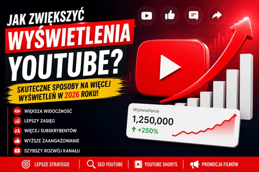 Jak zwiększyć wyświetlenia YouTube w Polsce