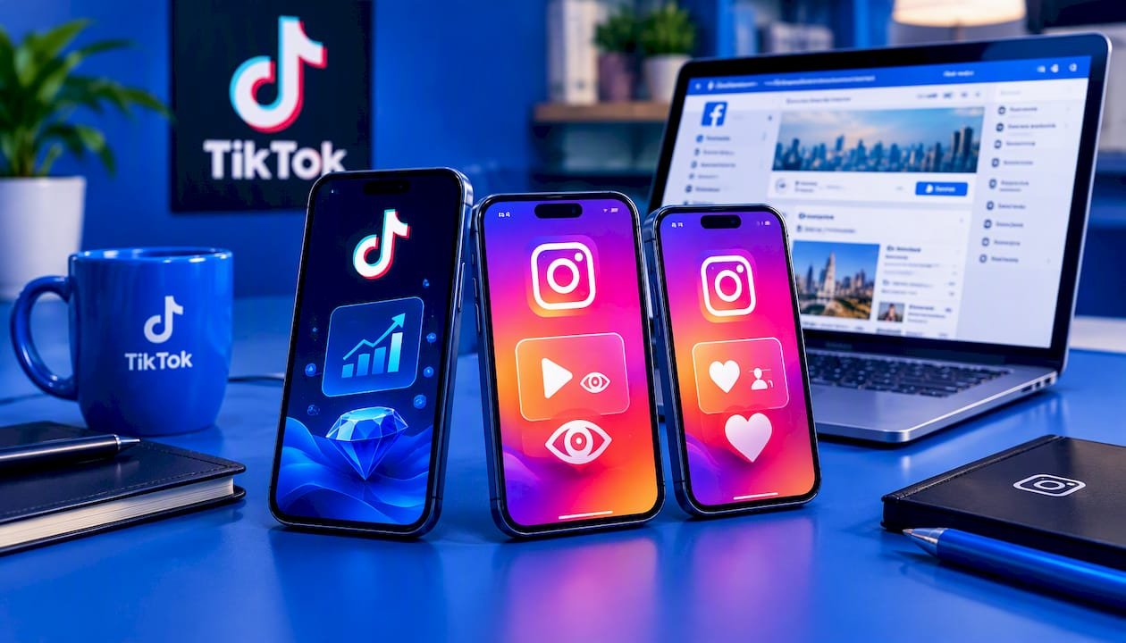 Pakiet SZAFIROWY TikTok
